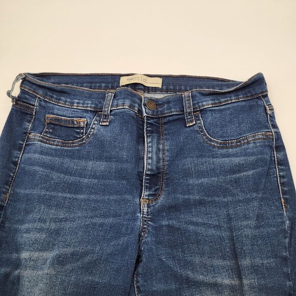 GAP Womens SZ 10 Reg Easy Leggings Ankle Distressed Denim Jeans Excelsior Slash - Picture 2 of 9